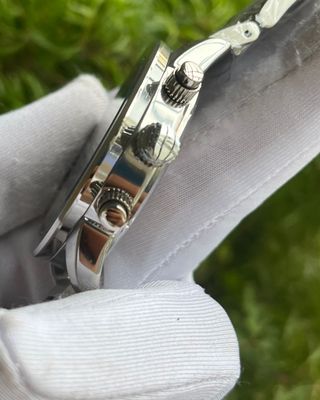 EMPORIO ARMANI CHRONO SILVER CHAIN WHITE DIAL MATTE FINISH (AA)_img_4