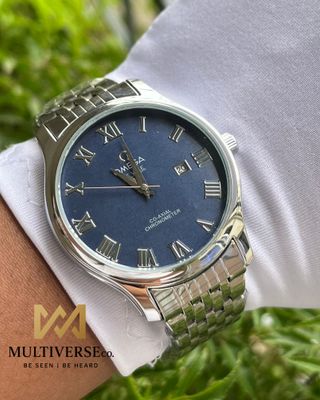 OMEGA DE VILLE BLUE DIAL SILVER CHAIN SWEEP MOVEMENT (AA)_img_1