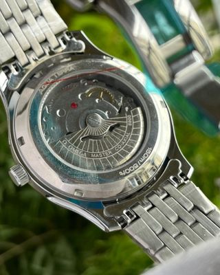 OMEGA DE VILLE BLACK DIAL SILVER CHAIN SWEEP MOVEMENT (AA)_img_1