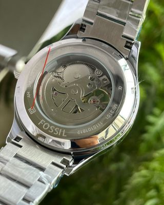 FOSSIL SKELETON AUTOMATIC WHITE DIAL SILVER CHAIN (AA)_img_1