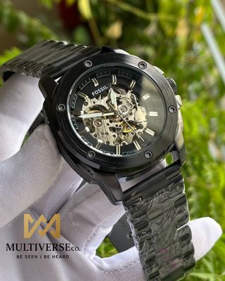 FOSSIL HEAVY AUTOMATIC BLACK DIAL BLACK CHAIN (SEMI AAA)_img_0