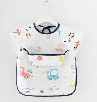 Waterproff self feeding bib sleeveless coat dress_img_5
