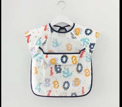 Waterproff self feeding bib sleeveless coat dress_img_4