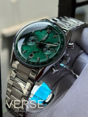 Tag Carrera sweep green dial chrono_img_0