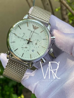 ARMANI MESH CHAIN GLOSSY WHITE DIAL_img_0