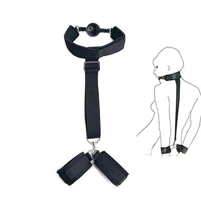 Adult Erotic Games BDSM Bondage Restraints Collar Furniture Sex Toys Kits For Women Couples Slave Neck Handcuffs Fetish Sex Shop_img_2