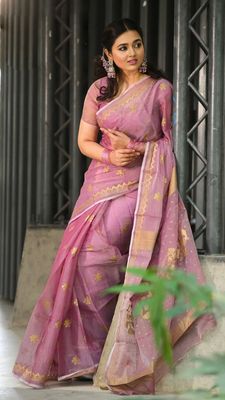 Afsan Print Sharee with Blouse Piece_img_0
