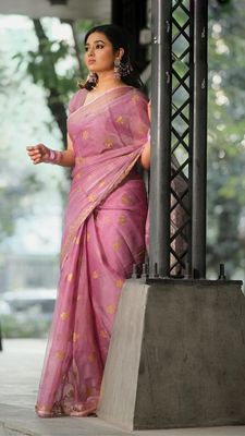 Afsan Print Sharee with Blouse Piece_img_2