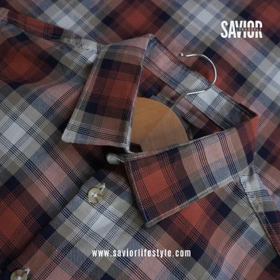 Rustic Flame - Pocketless Full Sleeve Check Shirt_img_1