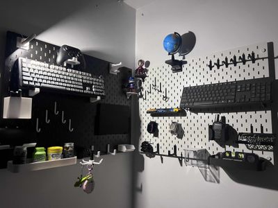 30×22 Square Inch Melamine PegBoard – Premium Wall Organizer_img_7