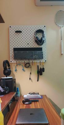 22×22 Square Inch Melamine PegBoard – Premium Wall Organizer_img_5