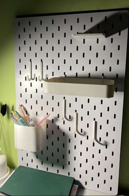 14×22 Square Inch Melamine PegBoard – Premium Wall Organizer_img_3