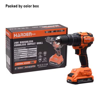 HARDEN 20V Brushless Cordless Drill/Driver | 80Nm High Torque | 2-Speed | 2000mAh Battery | European Plug Charger | Model: 758228_img_5