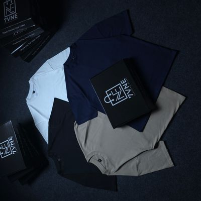 4pcs Solid Premium Oversized Drop Shoulder T-shirt Combo_img_0