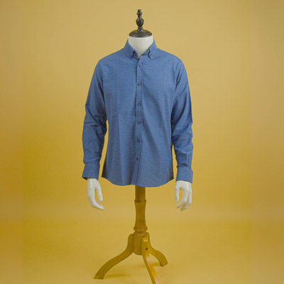 Dusty Blue Buttoned Down Shirt_img_4