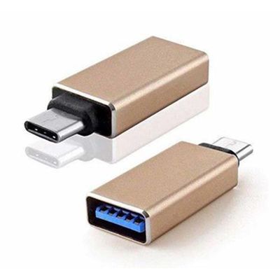 Type C OTG Metal Body Type C Male Adapter To USB 3.0 Female Converter OTG Function USB 3.0 OTG Data Sync For Android Mobile Phone_img_0