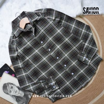 Forest Check - Full Sleeve Pocket Less Check Shirt_img_1