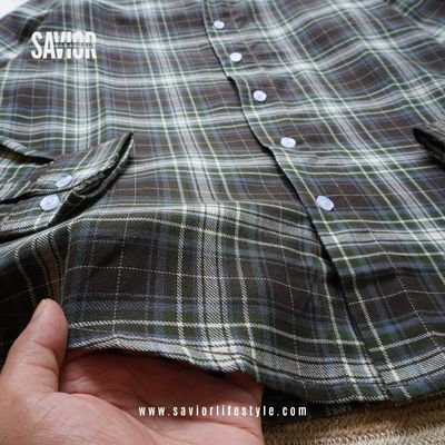 Forest Check - Full Sleeve Pocket Less Check Shirt_img_3