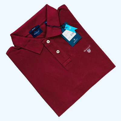 Gant Men's Maroon Polo T-shirt_img_0