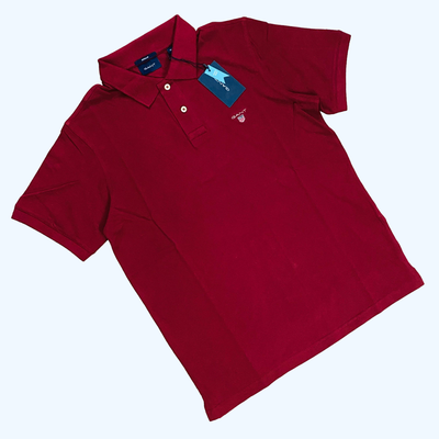 Gant Men's Maroon Polo T-shirt_img_2