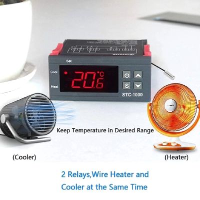 STC-1000 AC 220V TWO RELAY OUTPUT DIGITAL TEMPERATURE CONTROLLER STC-1000 THERMOSTAT_img_3
