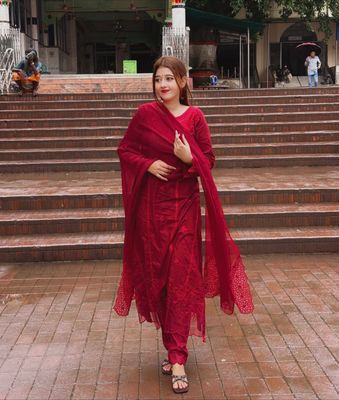 Red Maroon Gown_img_6