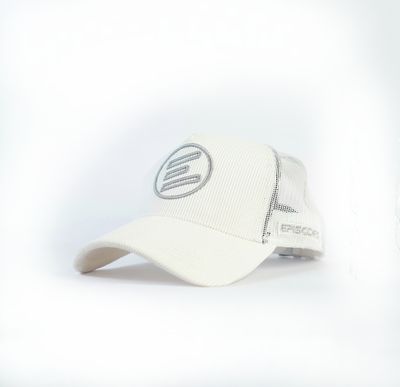 Episodes White Corduroy Trucker Cap_img_0