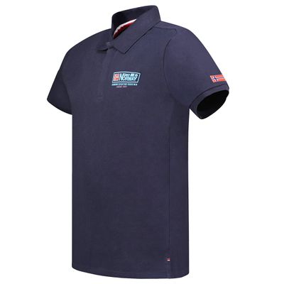Man - Polo Short Sleeve 100% Cotton MARINE_img_1