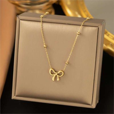 Bow pendents necklace_img_0