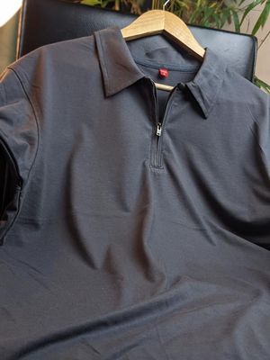 Premium Oversized ZipCollar T-Shirt_img_1
