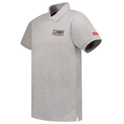 Men - Polo Short Sleeve 100% Cotton LIGHT GREY_img_2