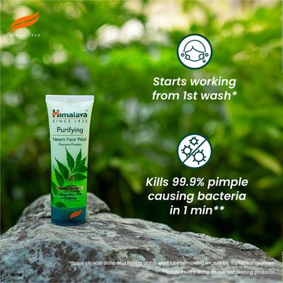 indian Himalaya Purifying Neem Face Wash 100ml – Made in India_img_4