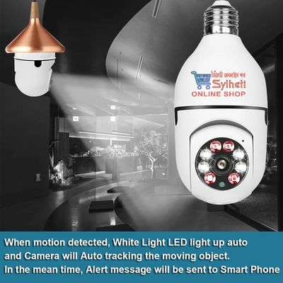 Smart 360° Rotated Security Camera HD 1080P with Two-way Audio, Motion Tracking, and Waterproof Design_img_1