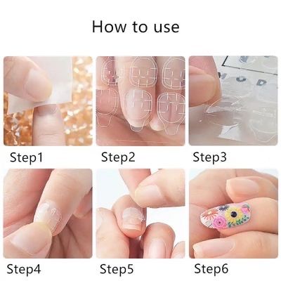 6 Sheets/144 pcs nails glue sticker. 99 Taka only 😍_img_3