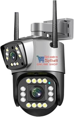 Speed-X IP Camera Wifi Wireless 2mp + 2mp HD Dual Lens PTZ + Still CCTV Surveillance Outdoor Wifi Camera_img_1