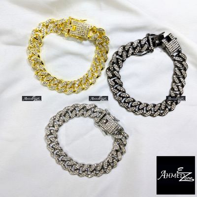 3 piece Combo Trendy Iced Out Bracelet Combo 1_img_0