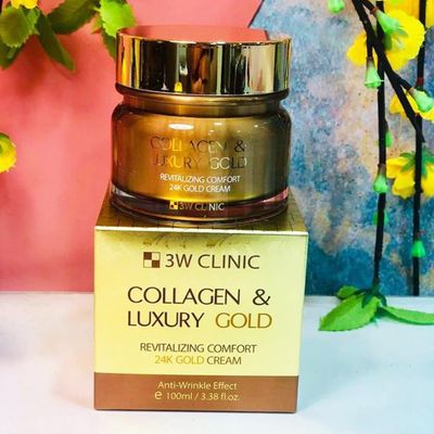 3W Clinic Collagen & Luxury Gold Cream