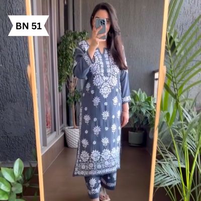 Lucknow two piece Kurti set_img_1
