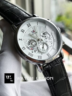 HILFIGER LEATHER BLACK BELT WHITE DIAL_img_1