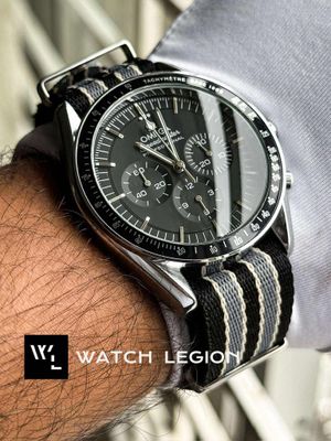 OMEGA WITH FREE NATO STRAP OFFER BLACK BELT BLACK DIAL_img_1