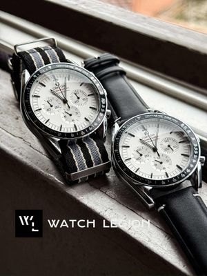 OMEGA WITH FREE NATO STRAP OFFER BLACK BELT WHITE DIAL_img_0