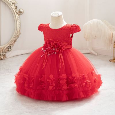 Imported 🎉 High-Quality Birthday & Party Dress – Princess Flower Girl Outfit_img_0