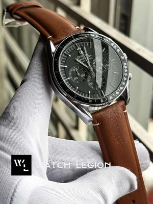 OMEGA WITH FREE NATO STRAP OFFER BROWN BELT BLACK DIAL_img_2