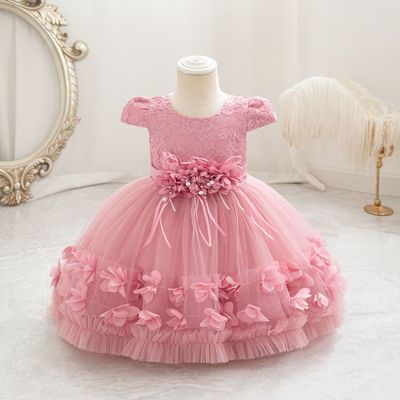 Imported 🎉 High-Quality Birthday & Party Dress – Princess Flower Girl Outfit_img_0