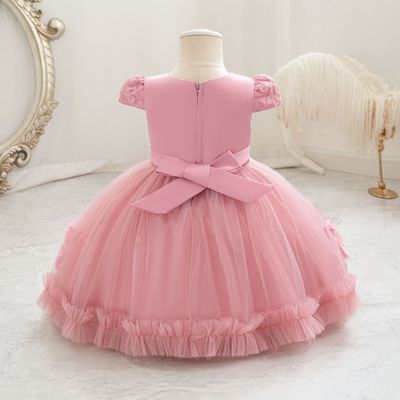 Imported 🎉 High-Quality Birthday & Party Dress – Princess Flower Girl Outfit_img_3