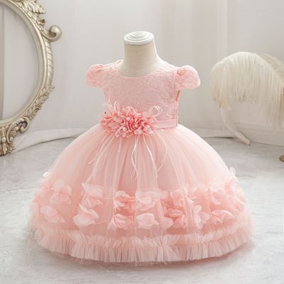 Imported 🎉 High-Quality Birthday & Party Dress – Princess Flower Girl Outfit_img_0