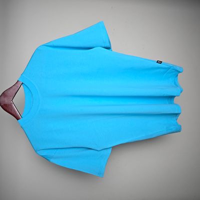 Solid Oversized T-shirt - Bright Sky Blue
