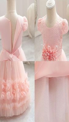 Imported 🎉 High-Quality Birthday & Party Dress – Princess Flower Girl Outfit_img_2