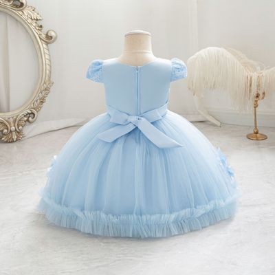 Imported 🎉 High-Quality Birthday & Party Dress – Princess Flower Girl Outfit_img_3