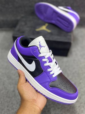 Jordan 1 Low Court Purple Black_img_2